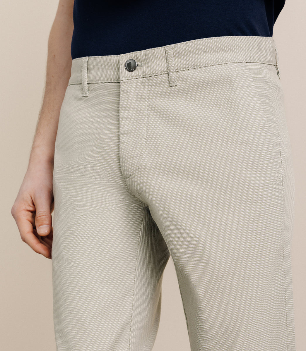 Pantalon Slim Vert