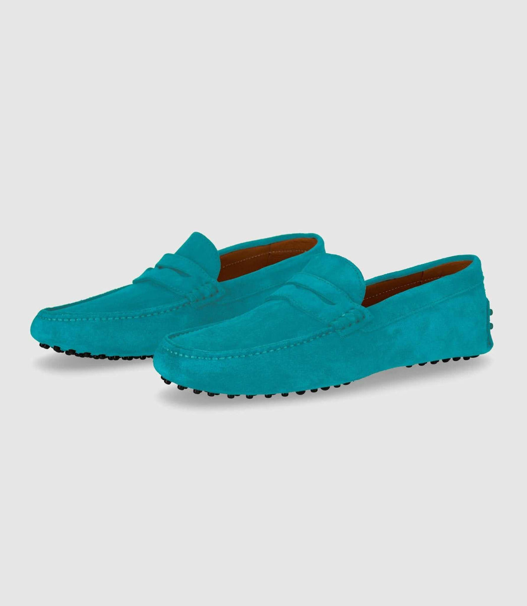 Mocassin bleu ciel homme hot sale