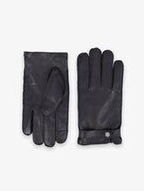 Gants en cuir marron - IZAC