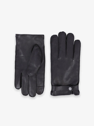 Gants en cuir marron - IZAC