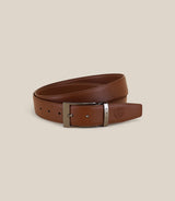 Ceinture avec sangle réversible camel