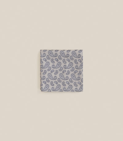 Pochette paisley beige - IZAC