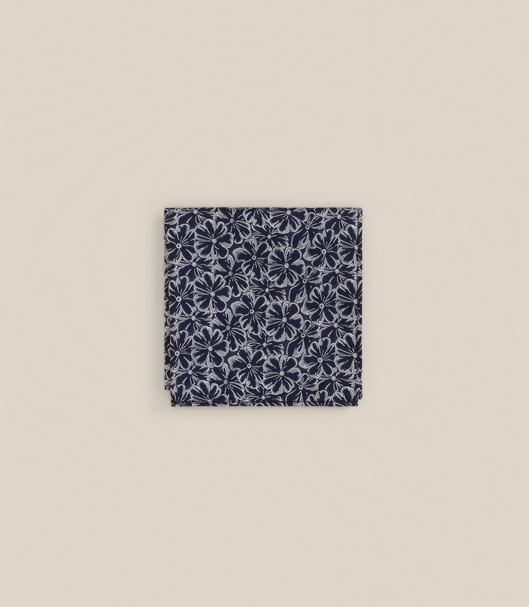 Pochette à fleurs bleue - IZAC