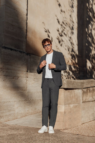 Veste ville 2 boutons bleue - IZAC