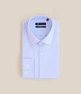 Chemise ville non iron bleue