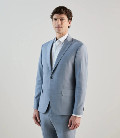 Costume 2 boutons bleu ciel - IZAC