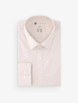 Chemise ville unie beige - IZAC