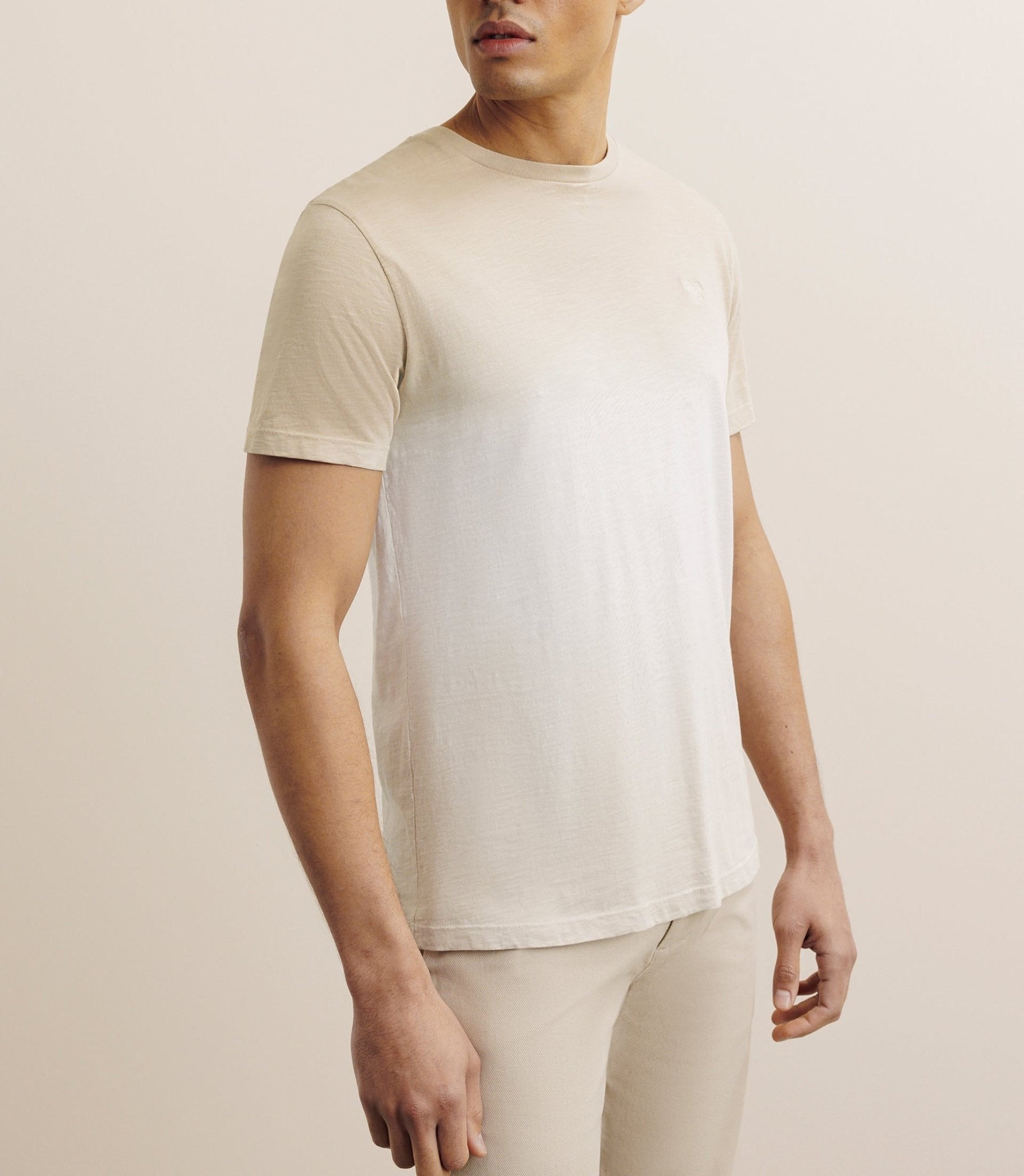 T-shirt tye & dye beige - IZAC