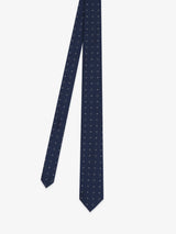 Navy blue fancy tie