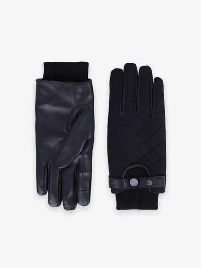 Gants en cuir noir - IZAC