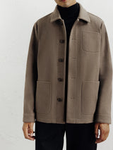 Taupe 3-pocket casual jacket