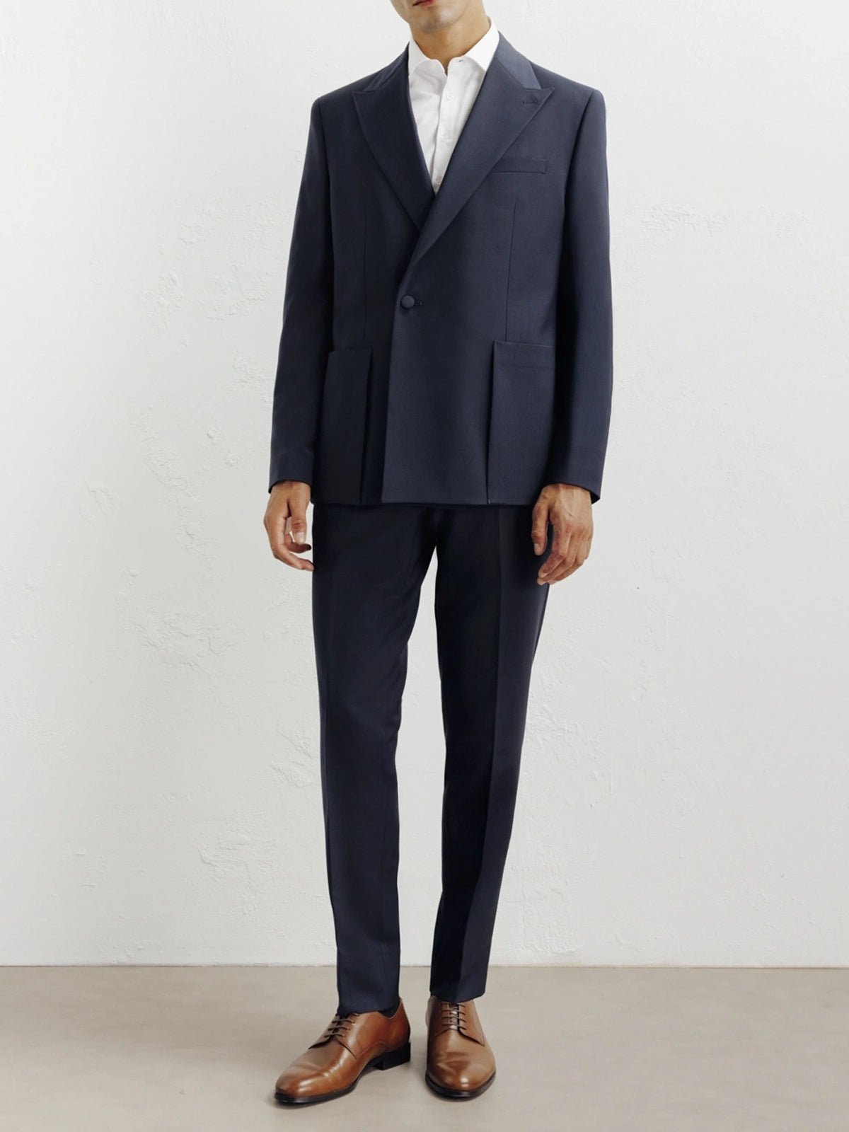 Costume croisé marine