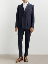 Costume croisé marine