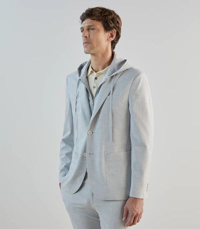 Veste ville avec parementure gris clair - IZAC