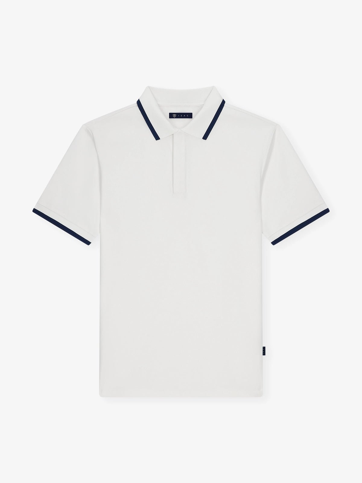 Polo en jersey blanc - IZAC