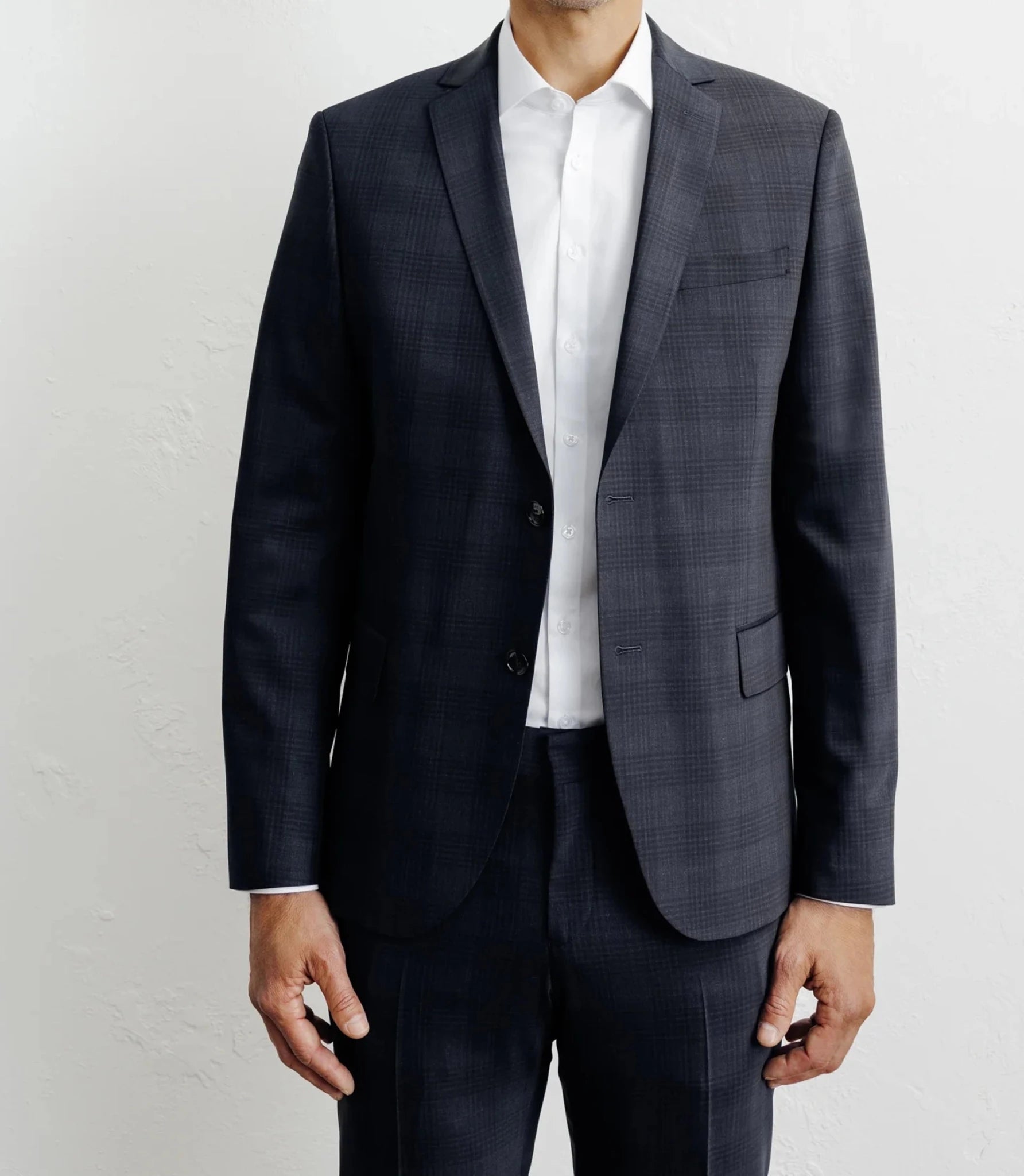 Navy 2-button suit