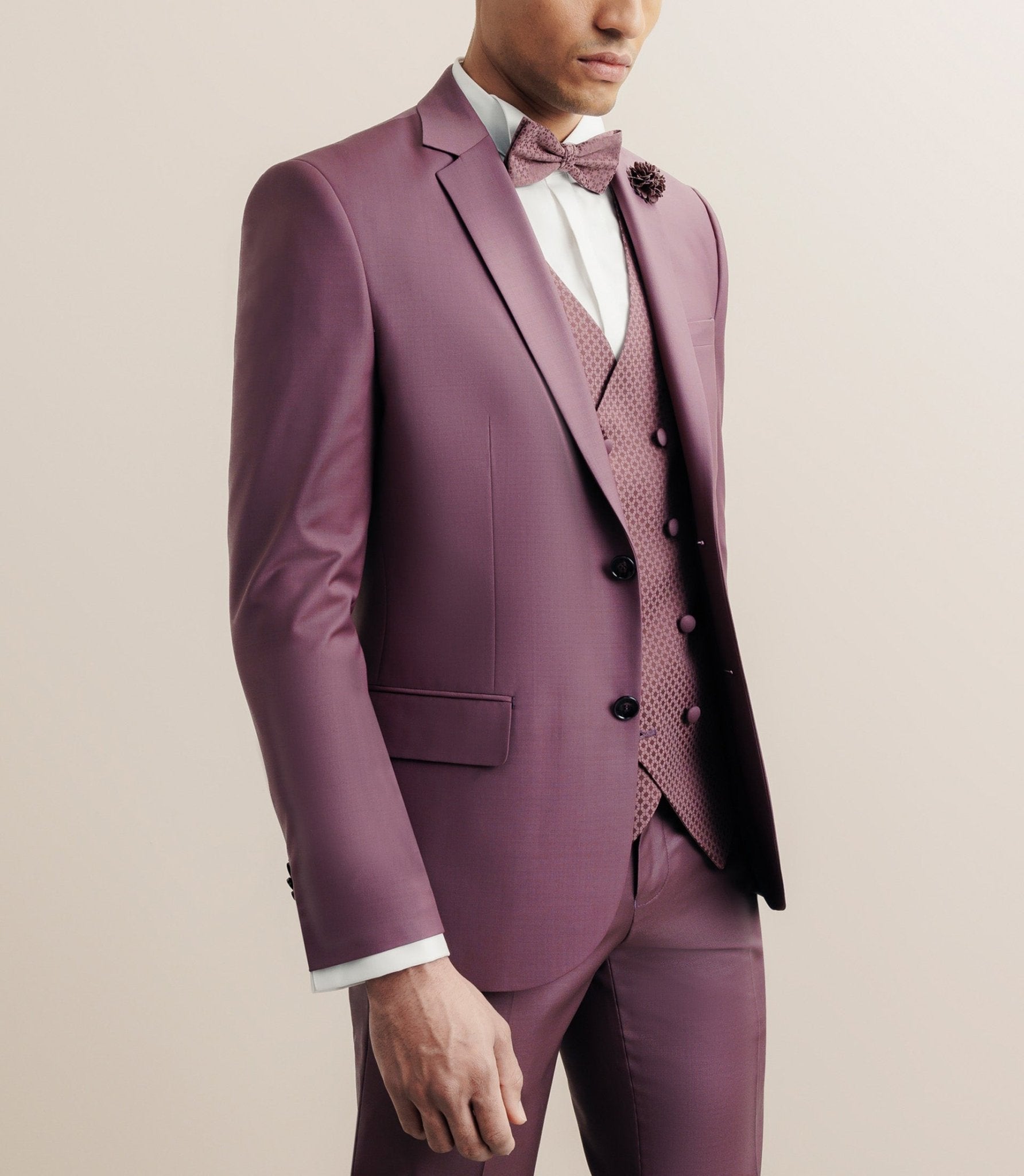 Purple 3-piece suit