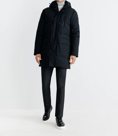 Parka longue noire - IZAC