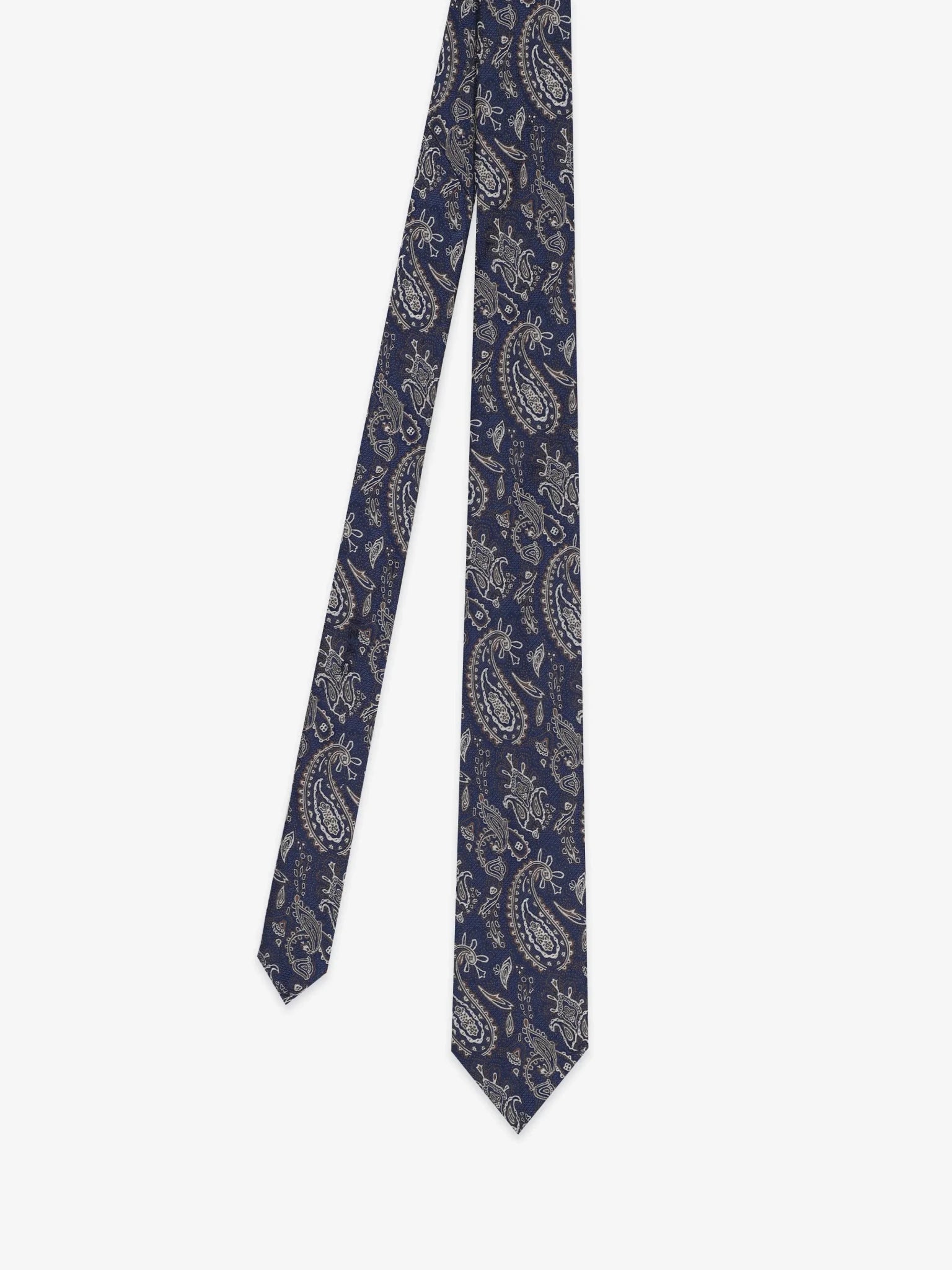 Navy blue fancy tie
