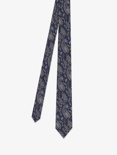 Navy blue fancy tie
