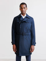 Trench croisé marine