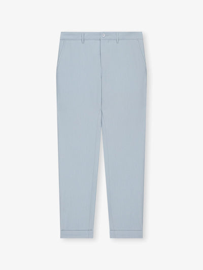 Blue elasticated waist trousers