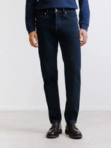 Jean 5 poches slim marine foncé