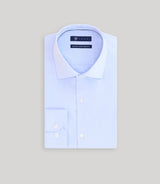 Chemise en satin de coton ciel - IZAC