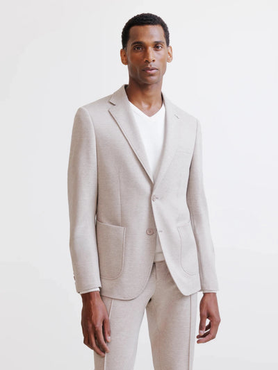 Veste ville en maille beige - IZAC
