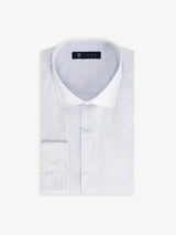 Chemise micro motifs bleu ciel