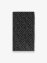 Scarf with black patterns