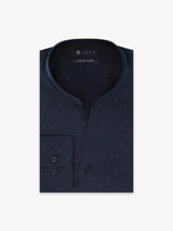 Navy philosopher collar shirt