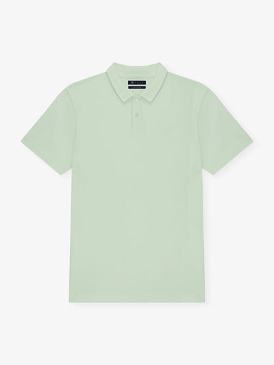 Polo piqué vert - IZAC