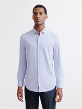 Chemise en maille ciel