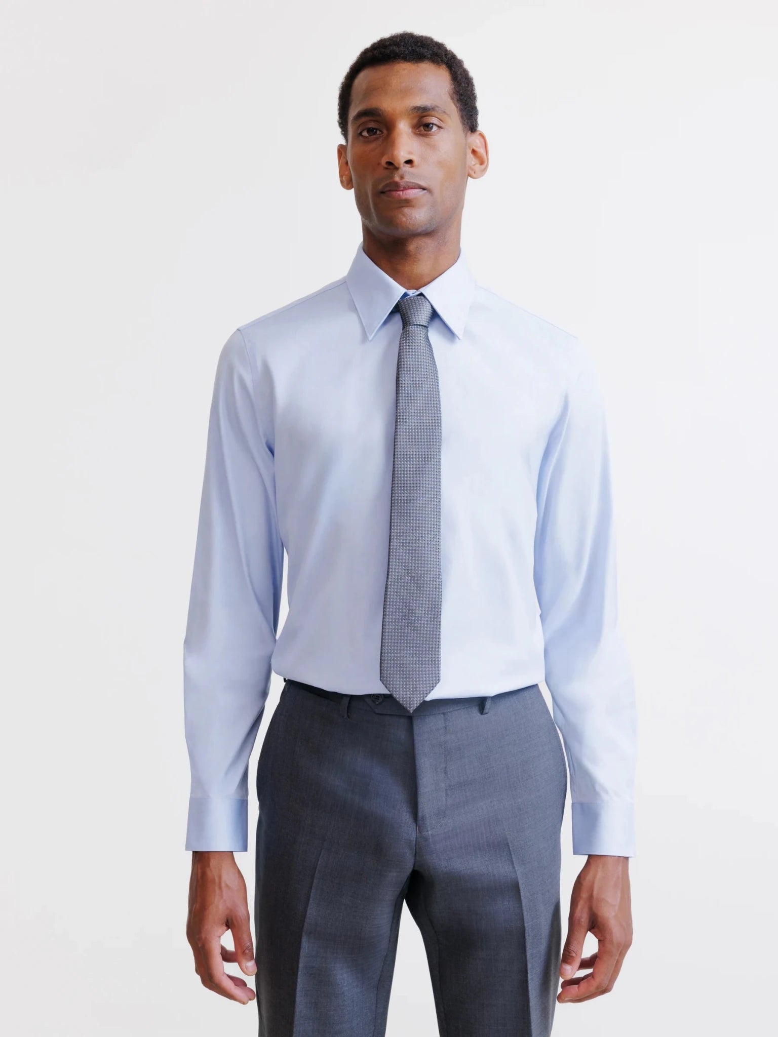 Chemise col français ciel - IZAC
