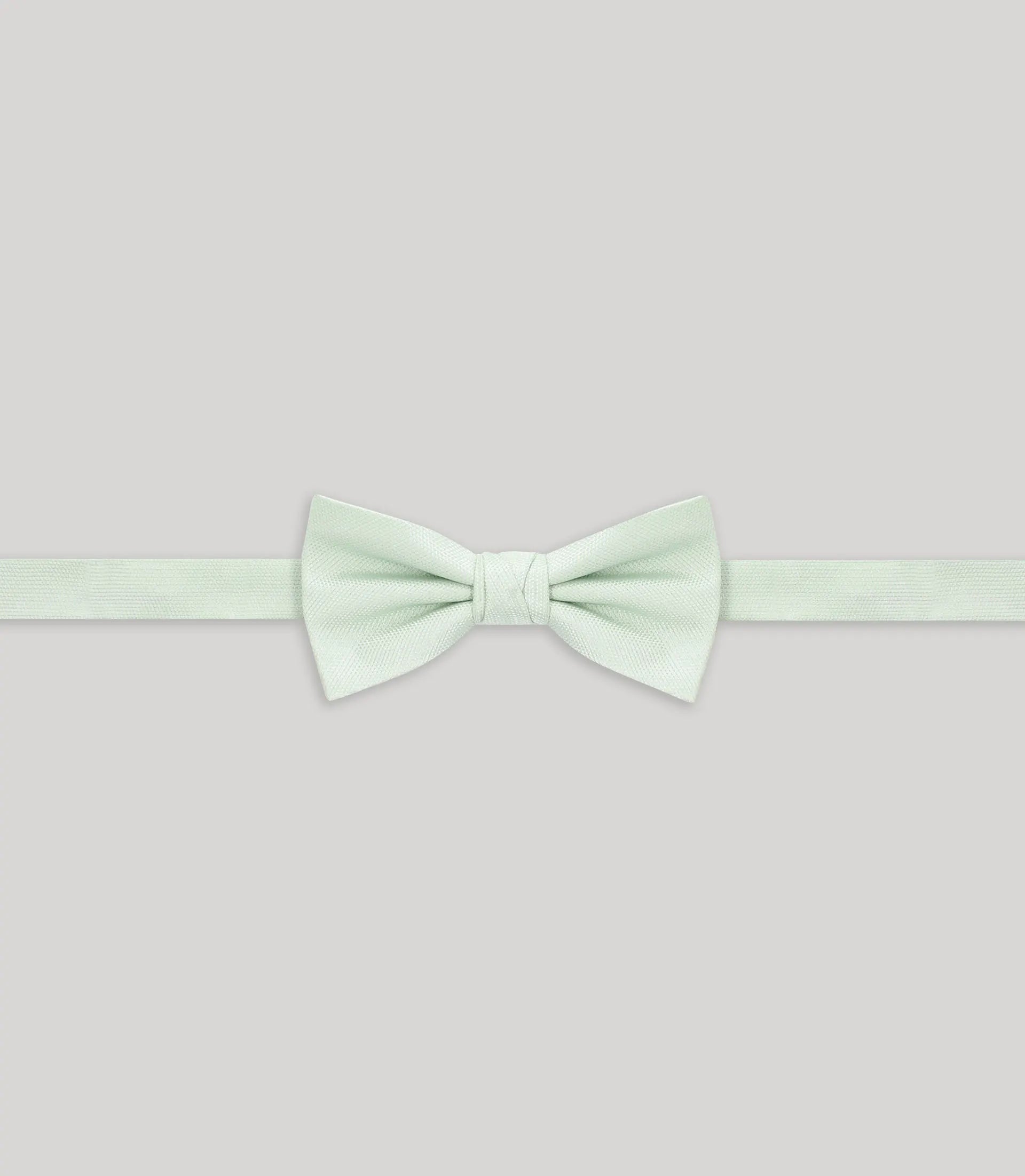 Nœud papillon uni vert clair - IZAC