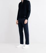 Pull gilet col montant marine - IZAC