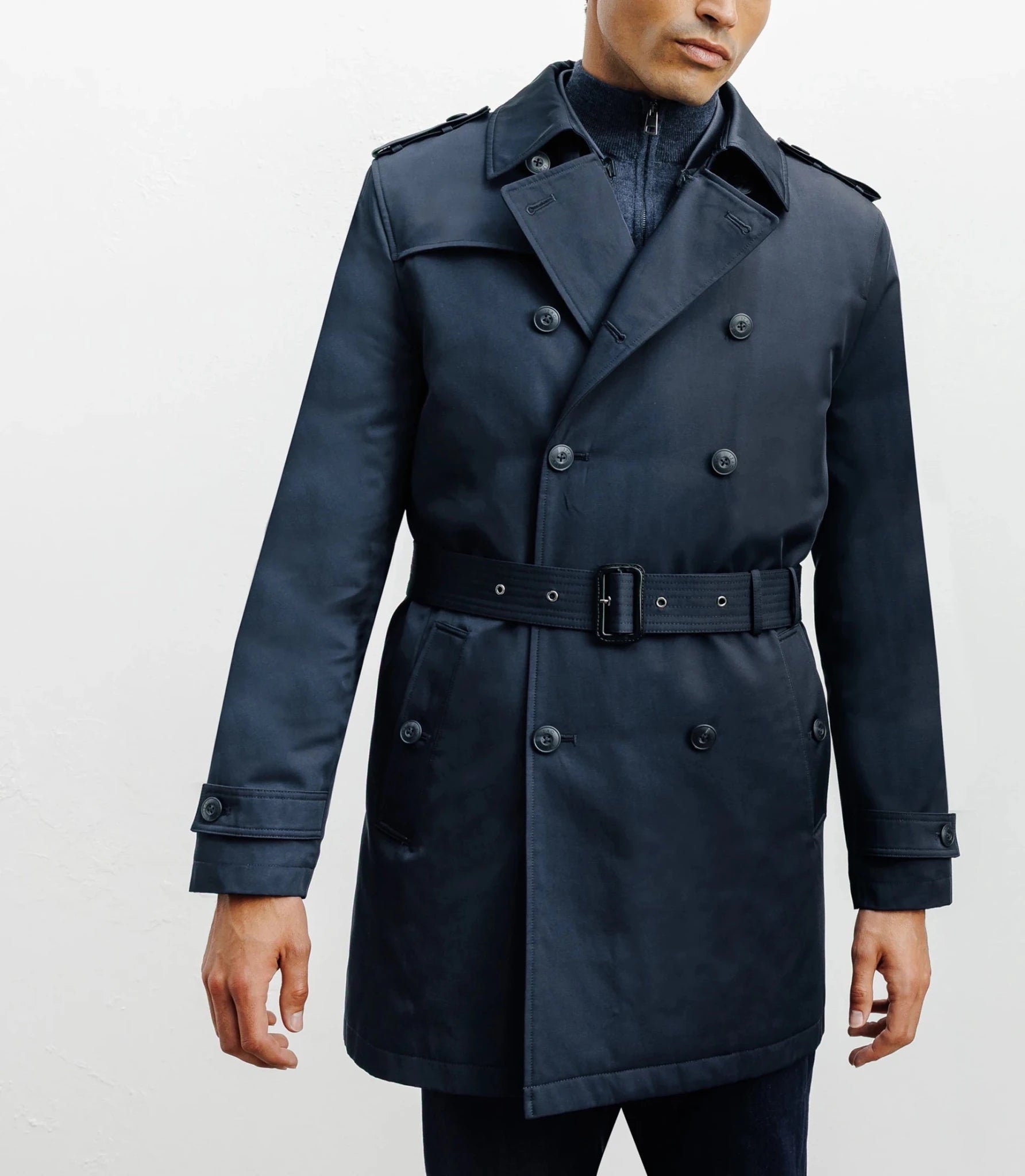 Trench croisé marine - IZAC