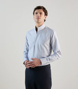 Chemise col philosophe marine - IZAC
