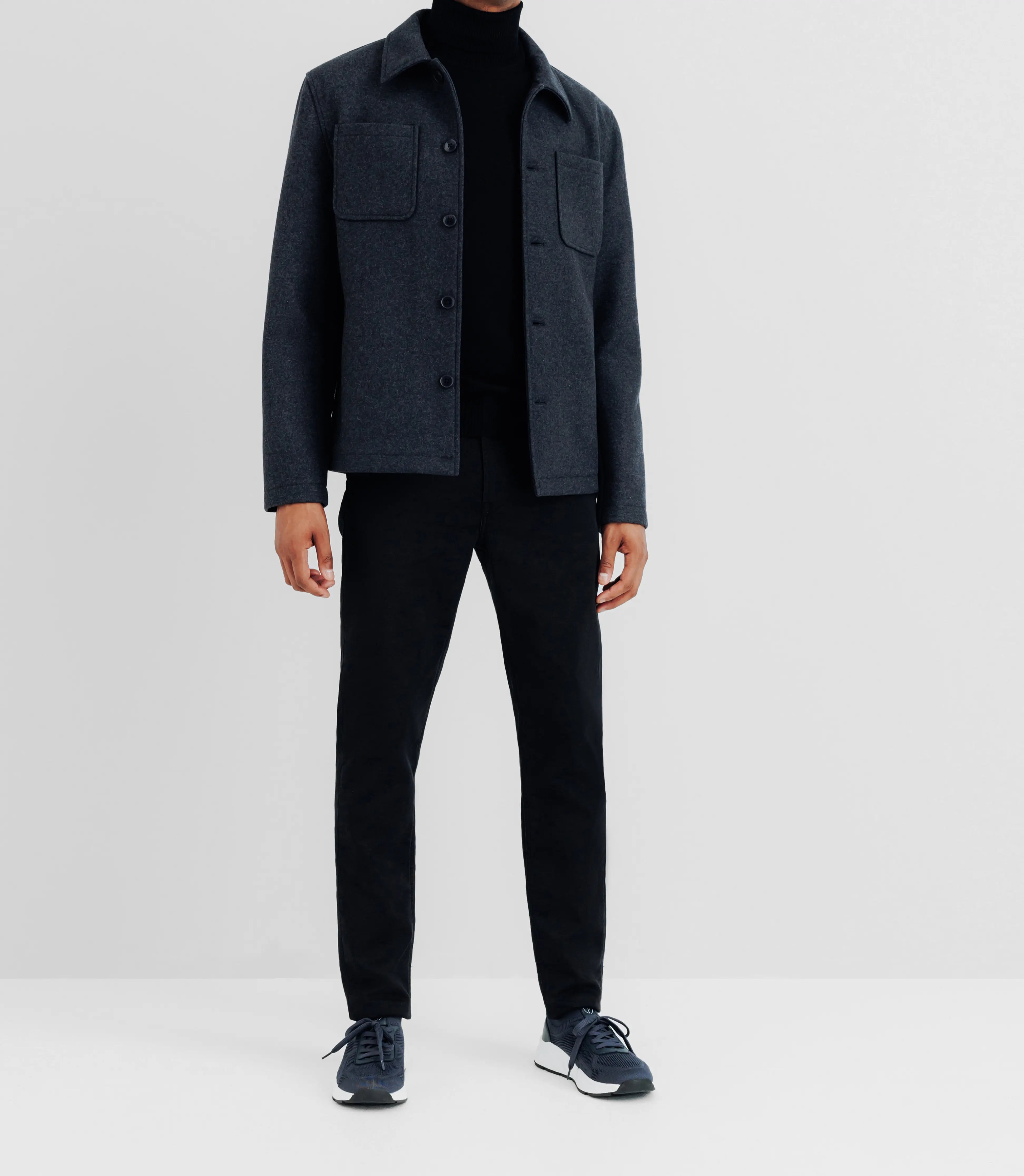 Surchemise avec poches anthracite - IZAC