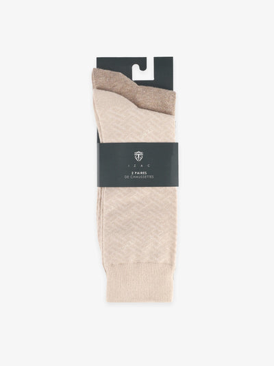 Pack of beige socks
