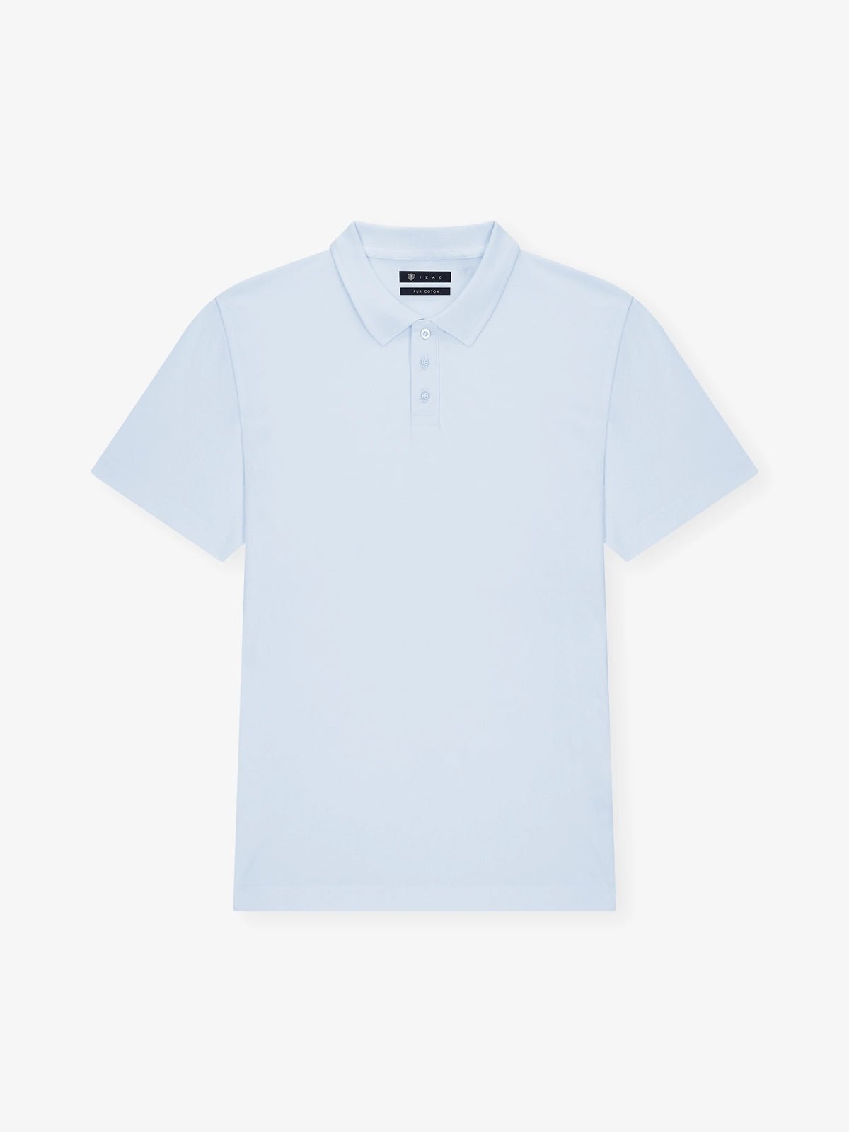 Sky button-down polo shirt