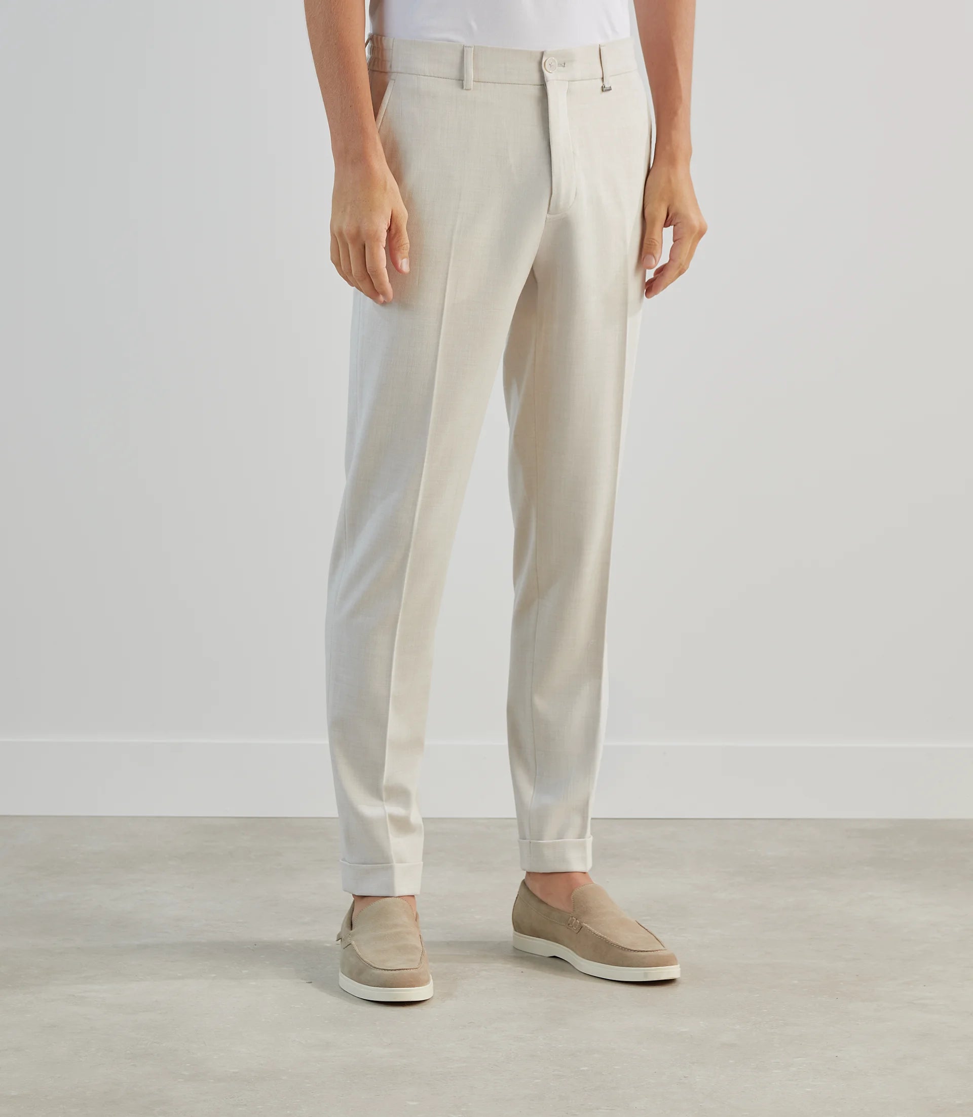 Pantalon casual écru - IZAC