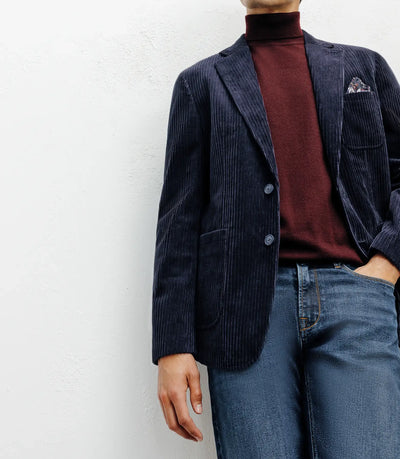 Navy corduroy jacket