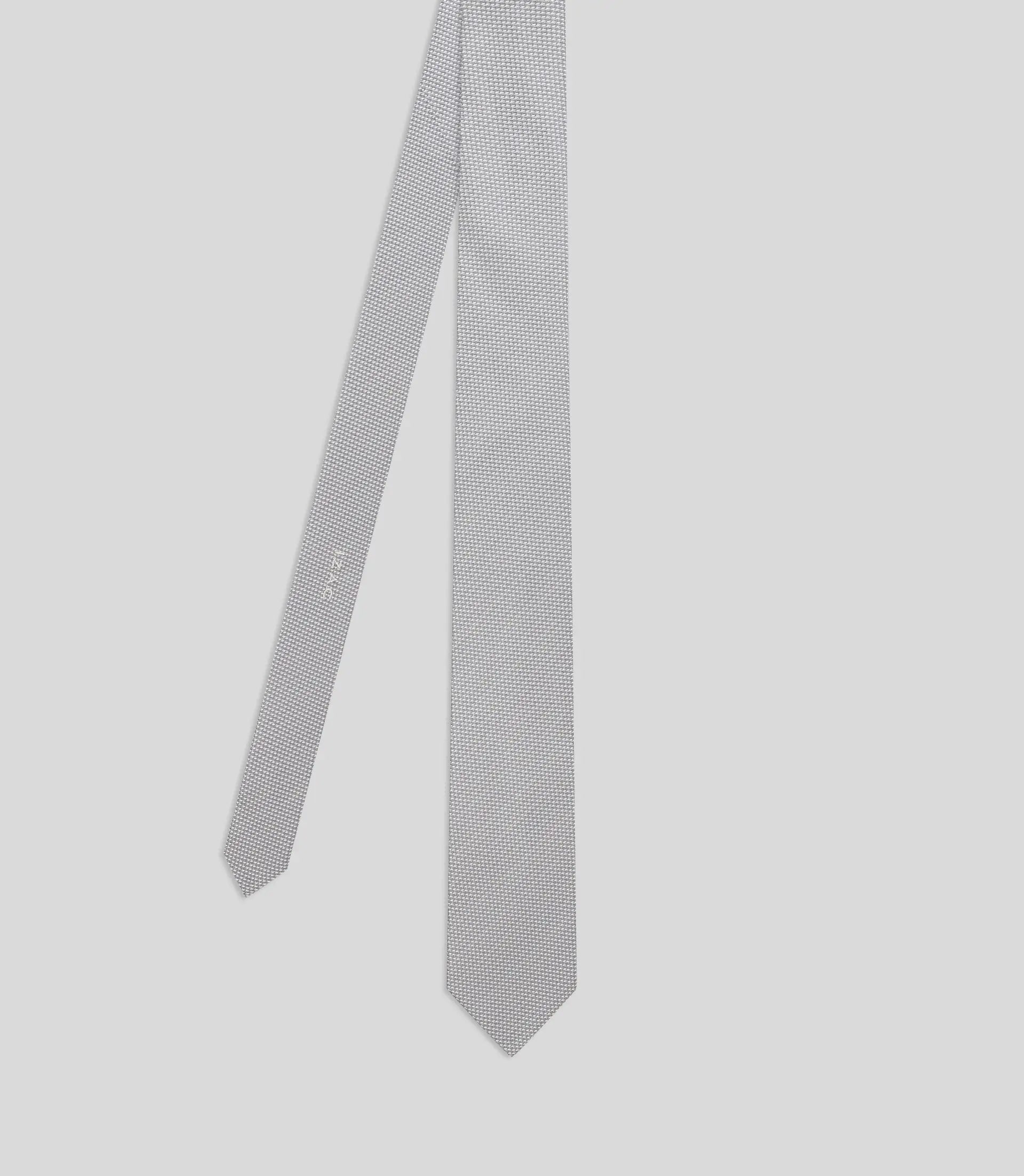 Cravate fantaisie grise - IZAC
