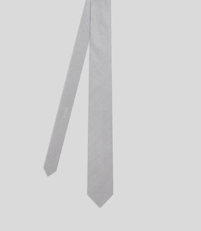 Cravate fantaisie grise - IZAC