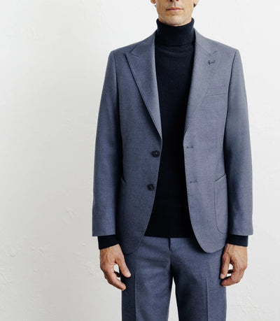 Blue adjusted separable city jacket