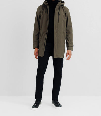 Parka col montant kaki - IZAC