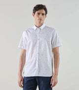 Chemise fantaisie blanche - IZAC