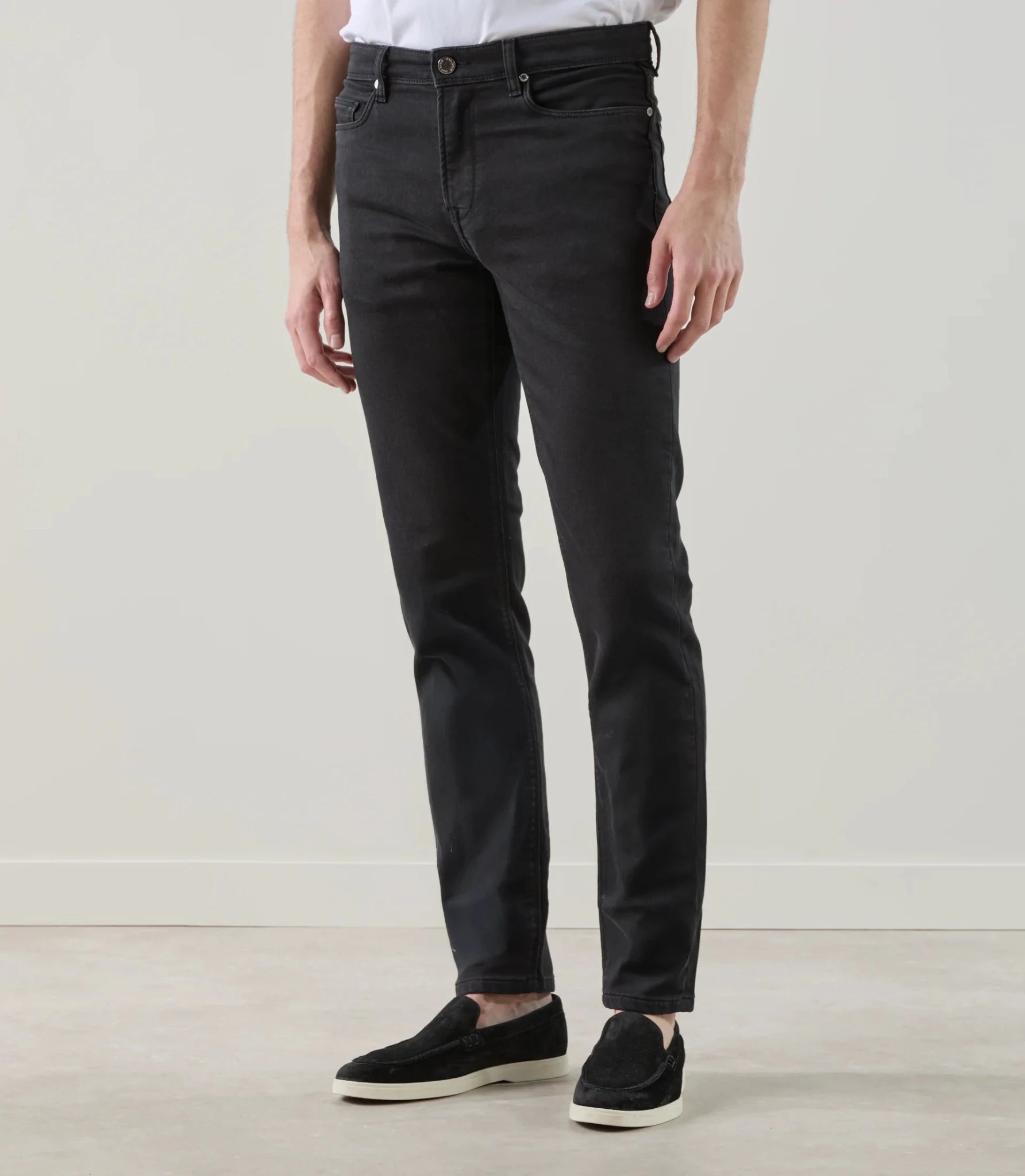 Jean 5 poches stretch noir - IZAC